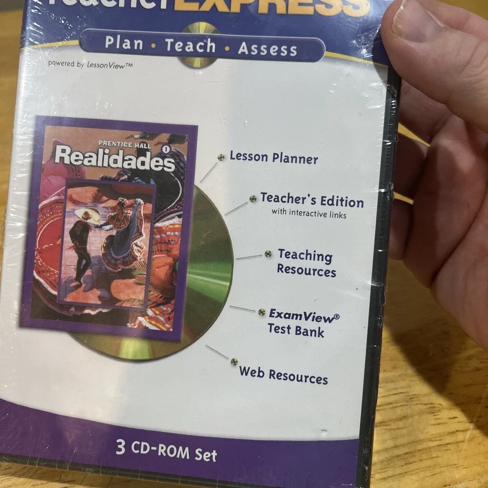 Teacher Express 3‎ CD-ROM Set REALIDADES 1 By Prentice Hall Brand New Sealed